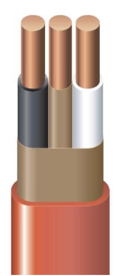 10/2 Type NM-B Copper 2 Conductors with Ground Orange R510