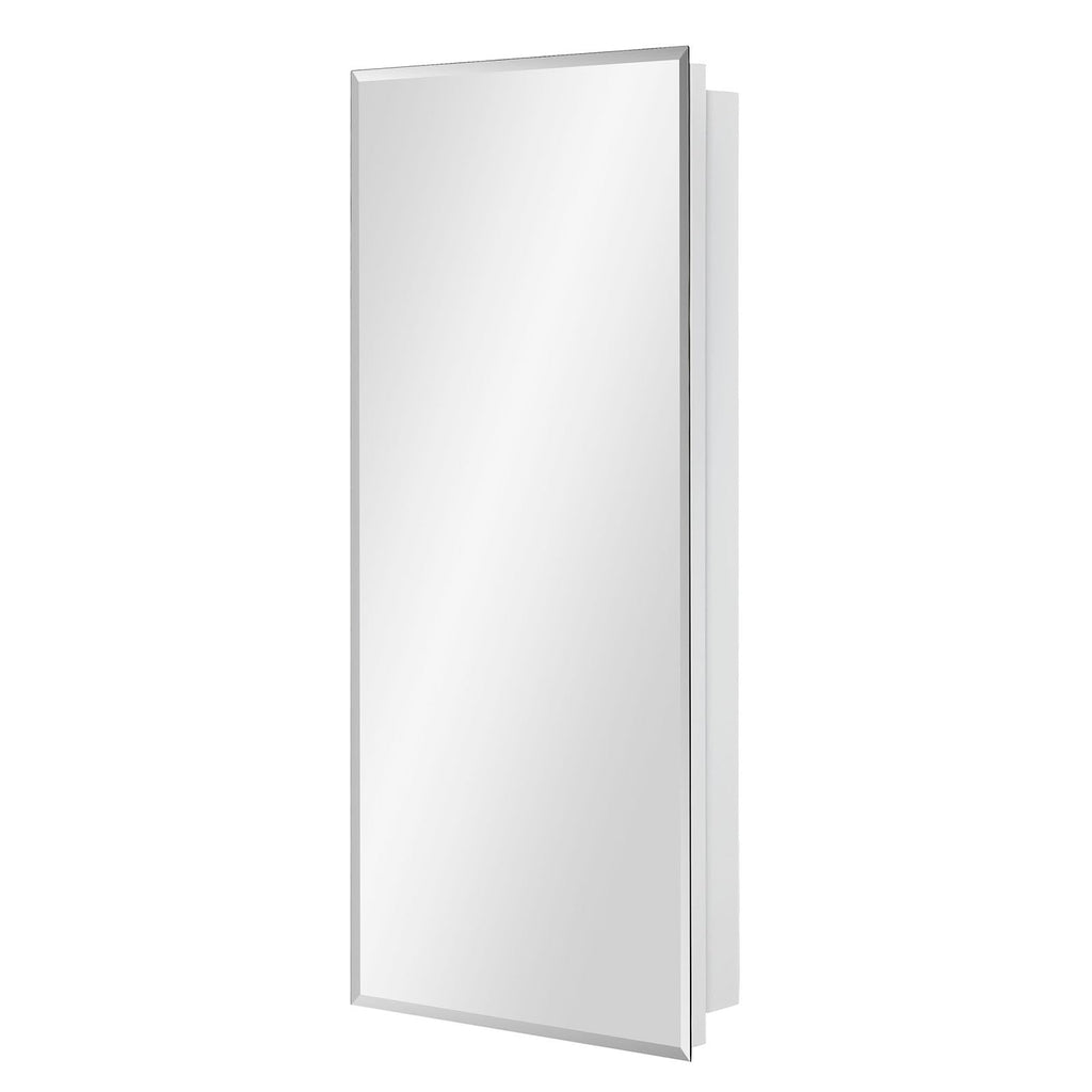 Bathroom Medicine Cabinet with Beveled Edge Mirrored Door 16 x 36 inch M2885