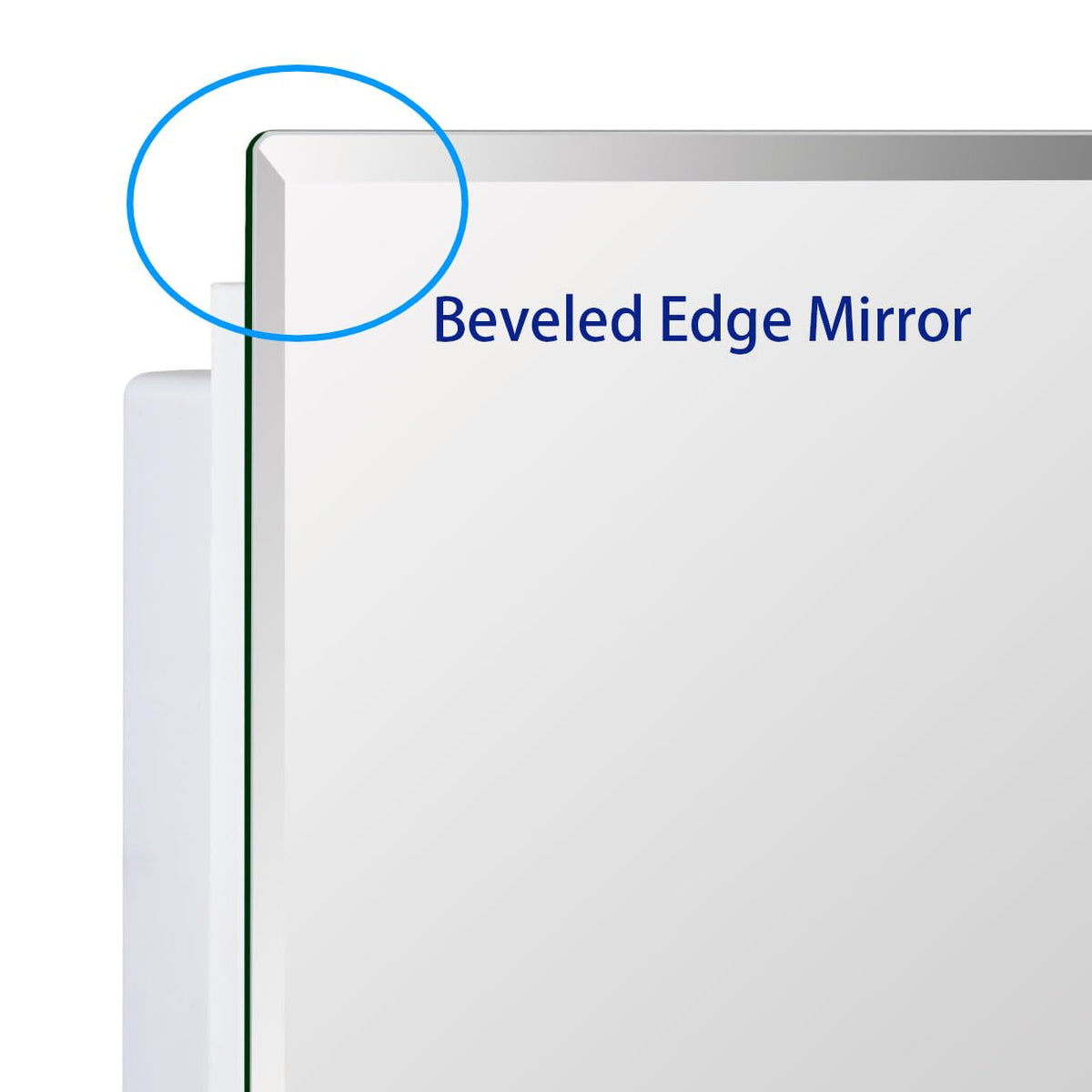 Bathroom Medicine Cabinet with Beveled Edge Mirrored Door 16 x 36 inch M2885