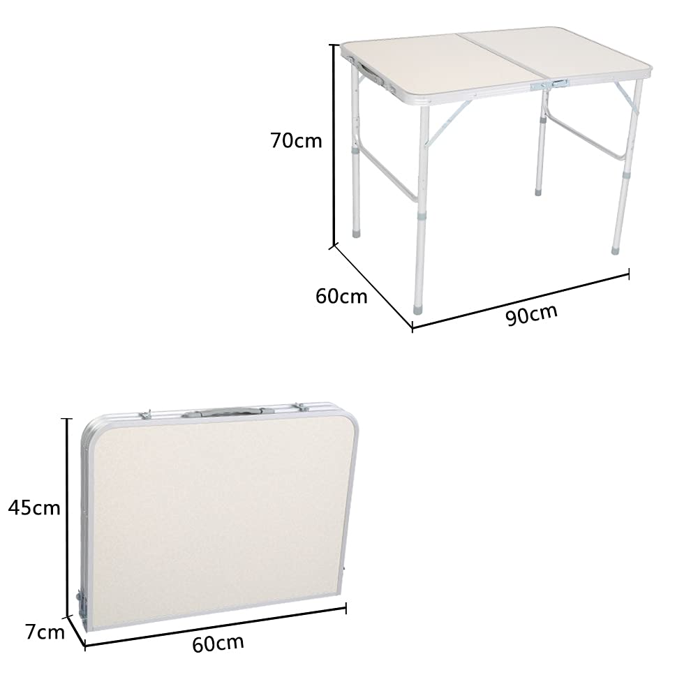 3ft Portable Folding Aluminum Camping Table X51337