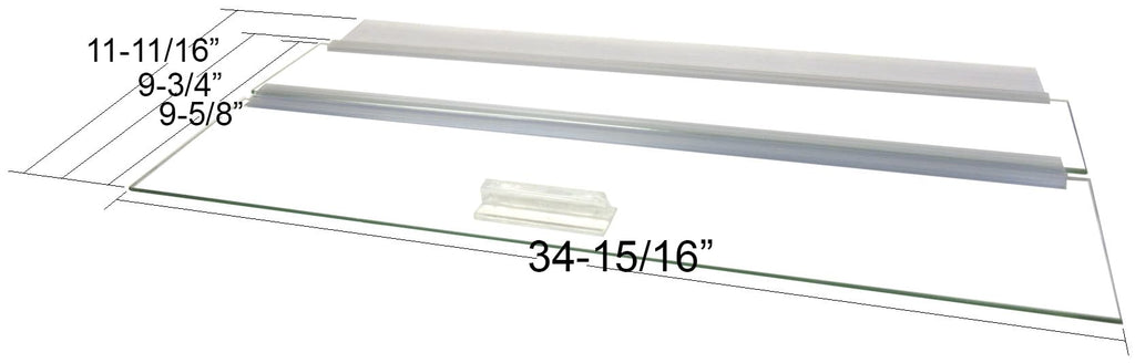 Glass Canopy for Aquariums 10 Gallon to 200 Gallon R41251