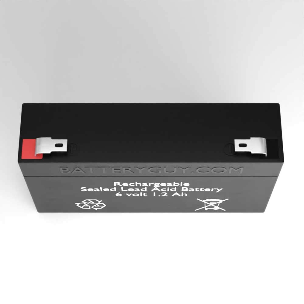 6V 1.2Ah Rechargeable SLA Batteries Set of 4 H389713