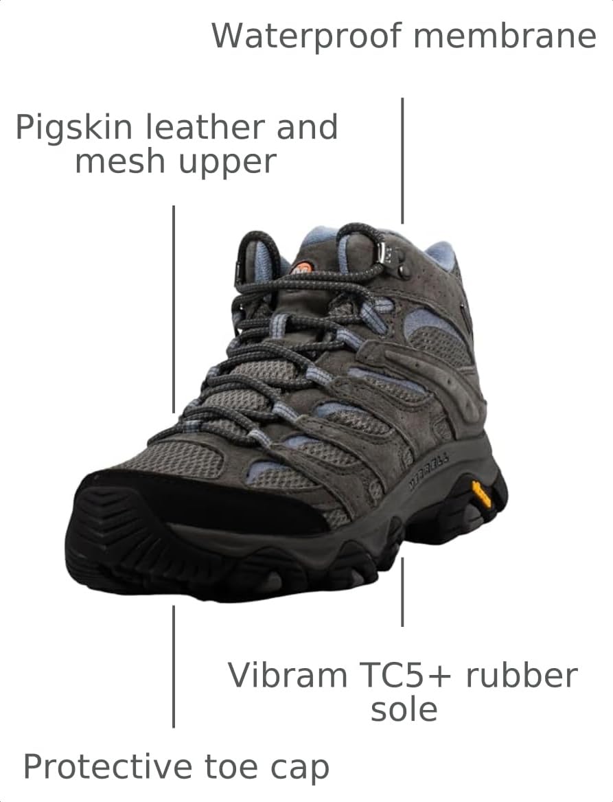 Waterproof Mid Hiking Boots D3408