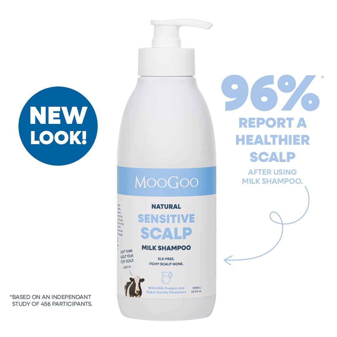 Natural Milk Shampoo & Cream Conditioner Pack - Sulphate-Free, Silicone-Free, Paraben-Free - 2x 16.9 fl oz P394004