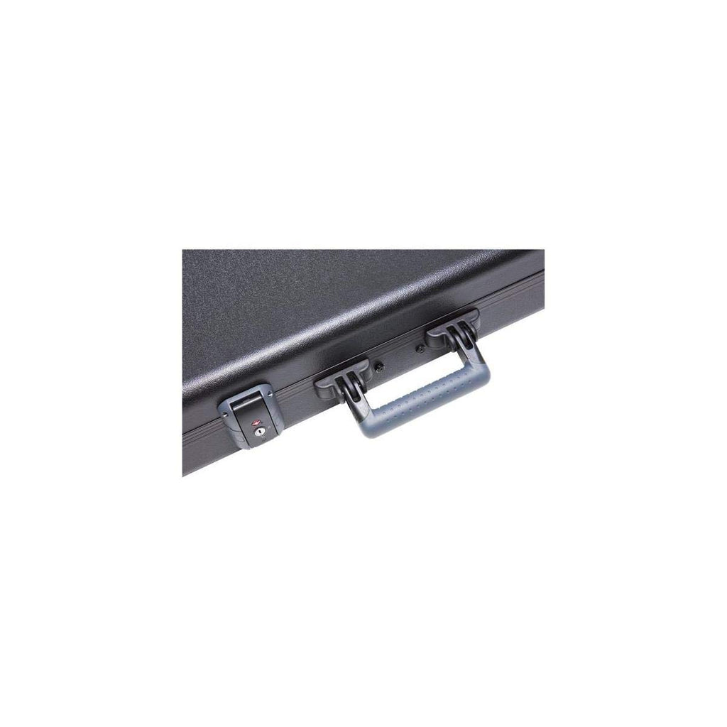Black Molded Electric Guitar Case with TSA Lock L85044