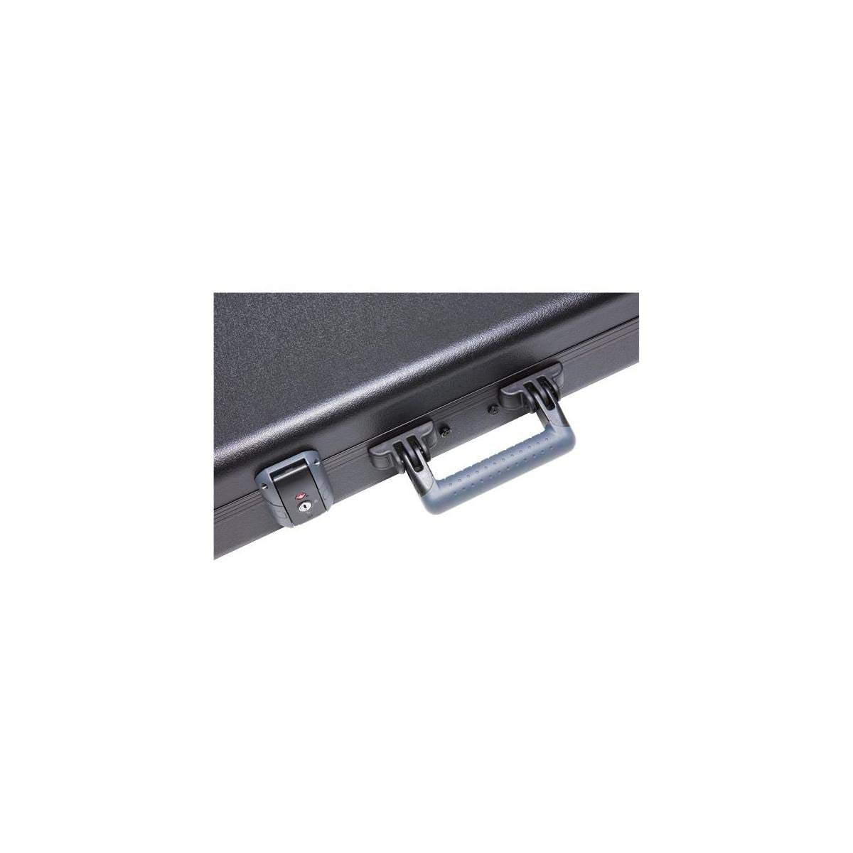 Black Molded Electric Guitar Case with TSA Lock L85044