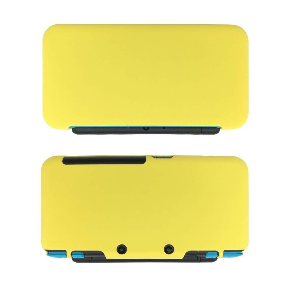 Soft Rubber Silicone Cover Case Protector for New 2DS XL LL Console (Yellow) S6327