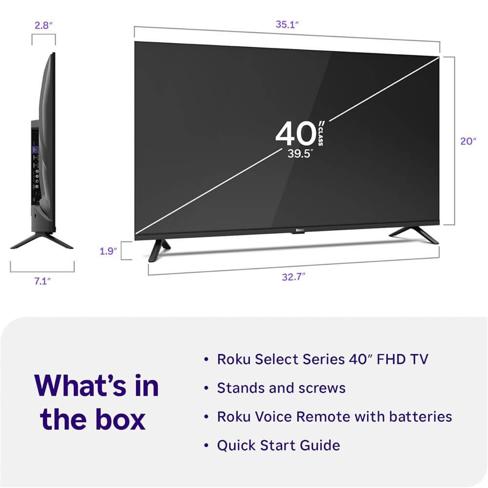 40 inch 1080p LED Smart TV T235