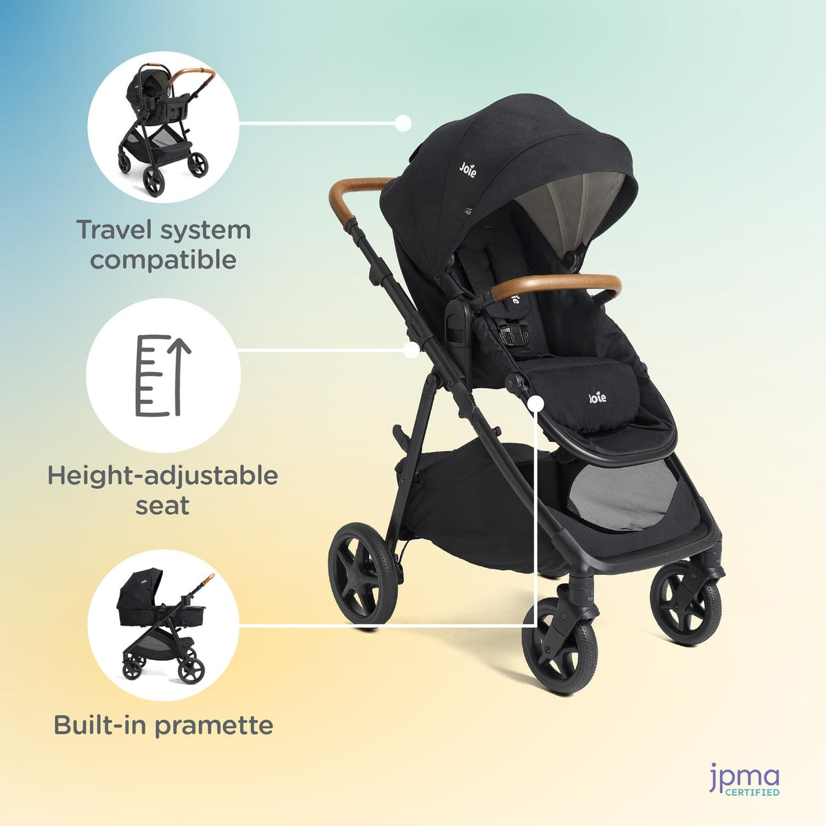 4-in-1 Convertible Pramette Stroller R626
