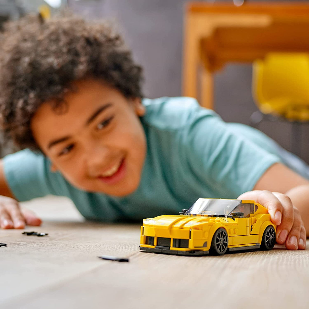 Sports Car Toy Building Set with Racing Driver Minifigure X9801