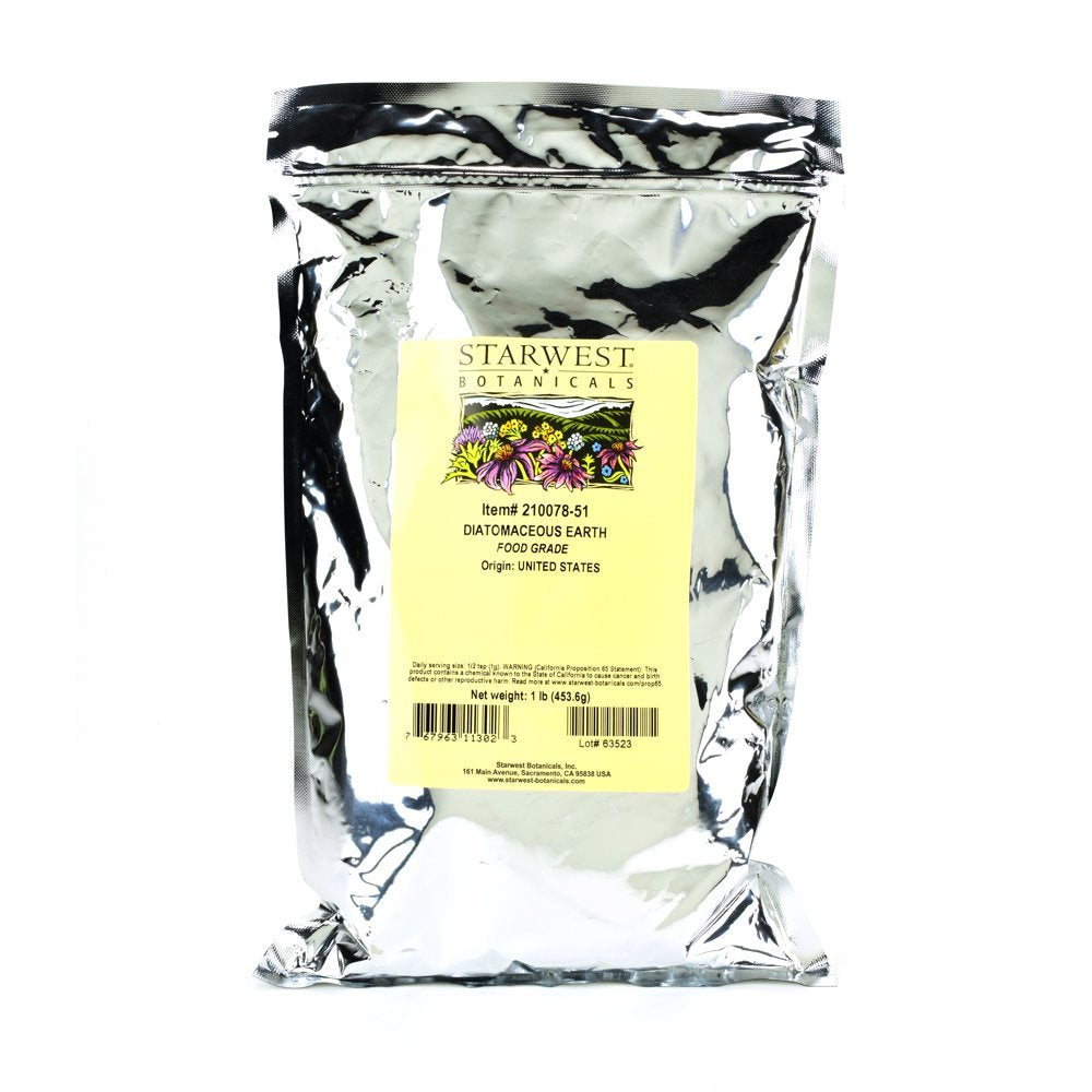 Diatomaceous Earth Powder Food Grade 1 Lb H3314