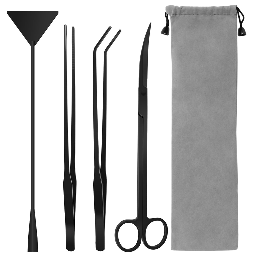 4 in 1 Stainless Steel Aquarium Aquascape Tools Kit B45821