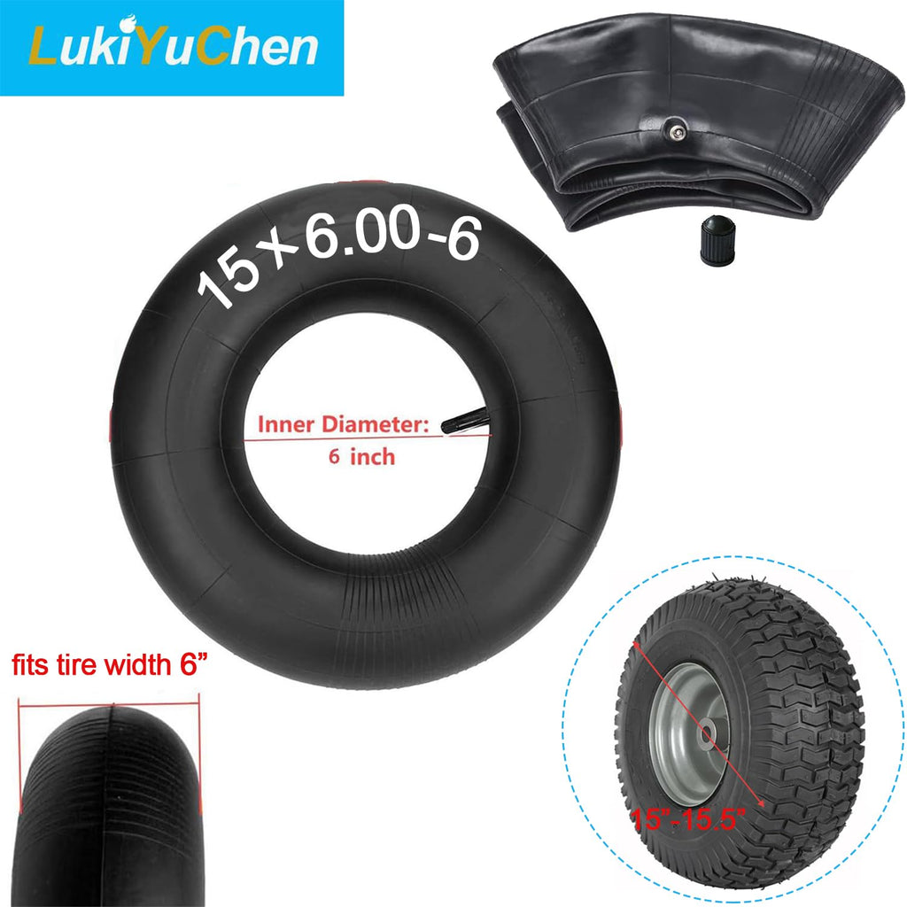 15x6.00-6 Inner Tube with TR13 Valve Stem 2/Pack C5663
