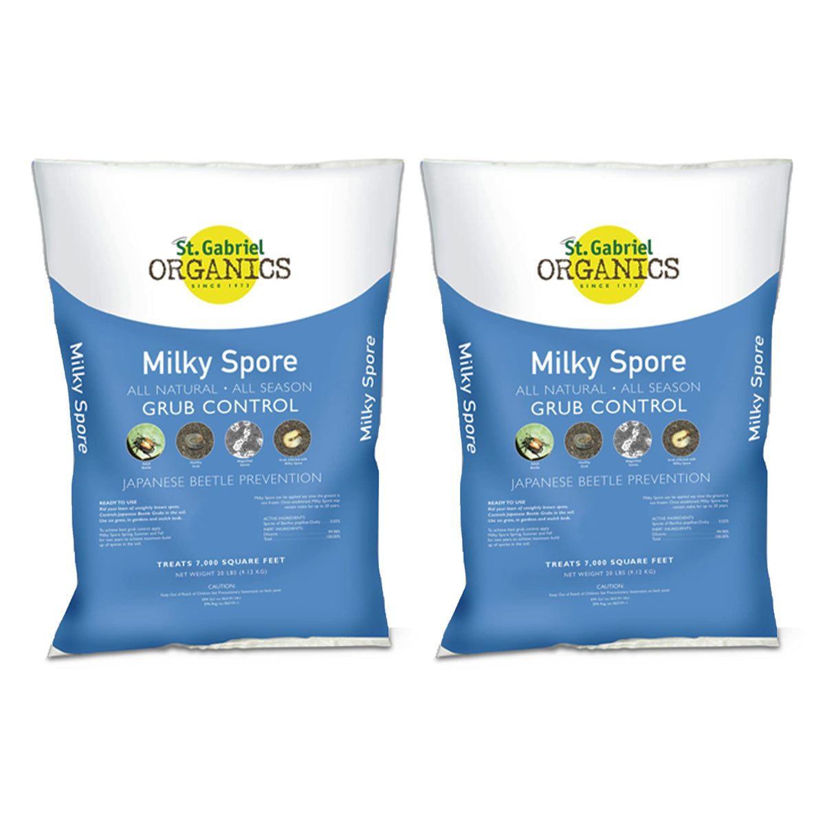 Milky Spore Grub Control Mix Pest Controller 2 Pack X876198