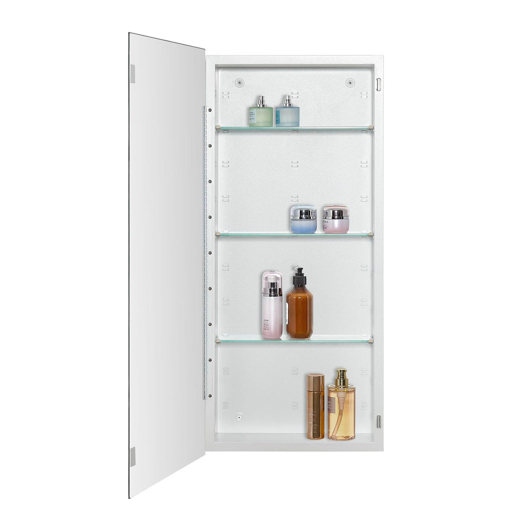 Bathroom Medicine Cabinet with Beveled Edge Mirrored Door 16 x 36 inch M2885