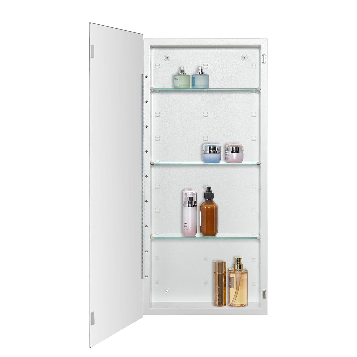 Bathroom Medicine Cabinet with Beveled Edge Mirrored Door 16 x 36 inch M2885