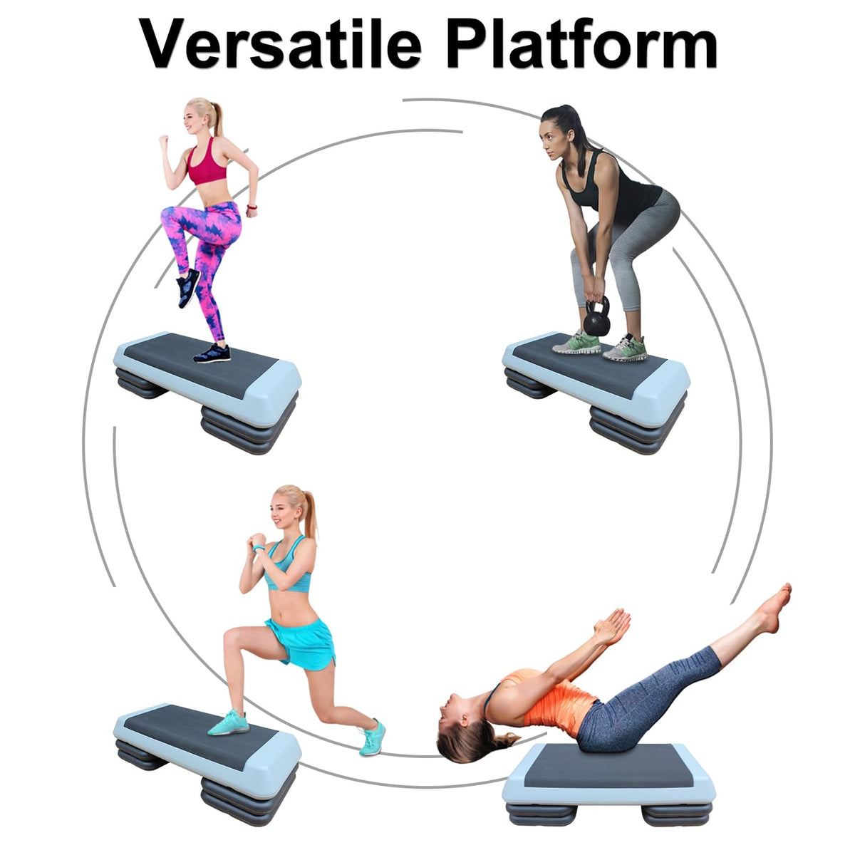 Adjustable Aerobic Step Platform P7356
