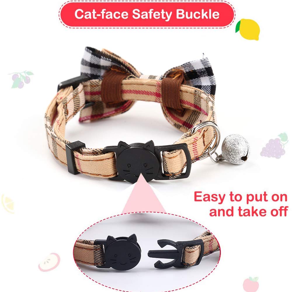 Breakaway Cat Collar with Bow Bell 2 Pack N339079