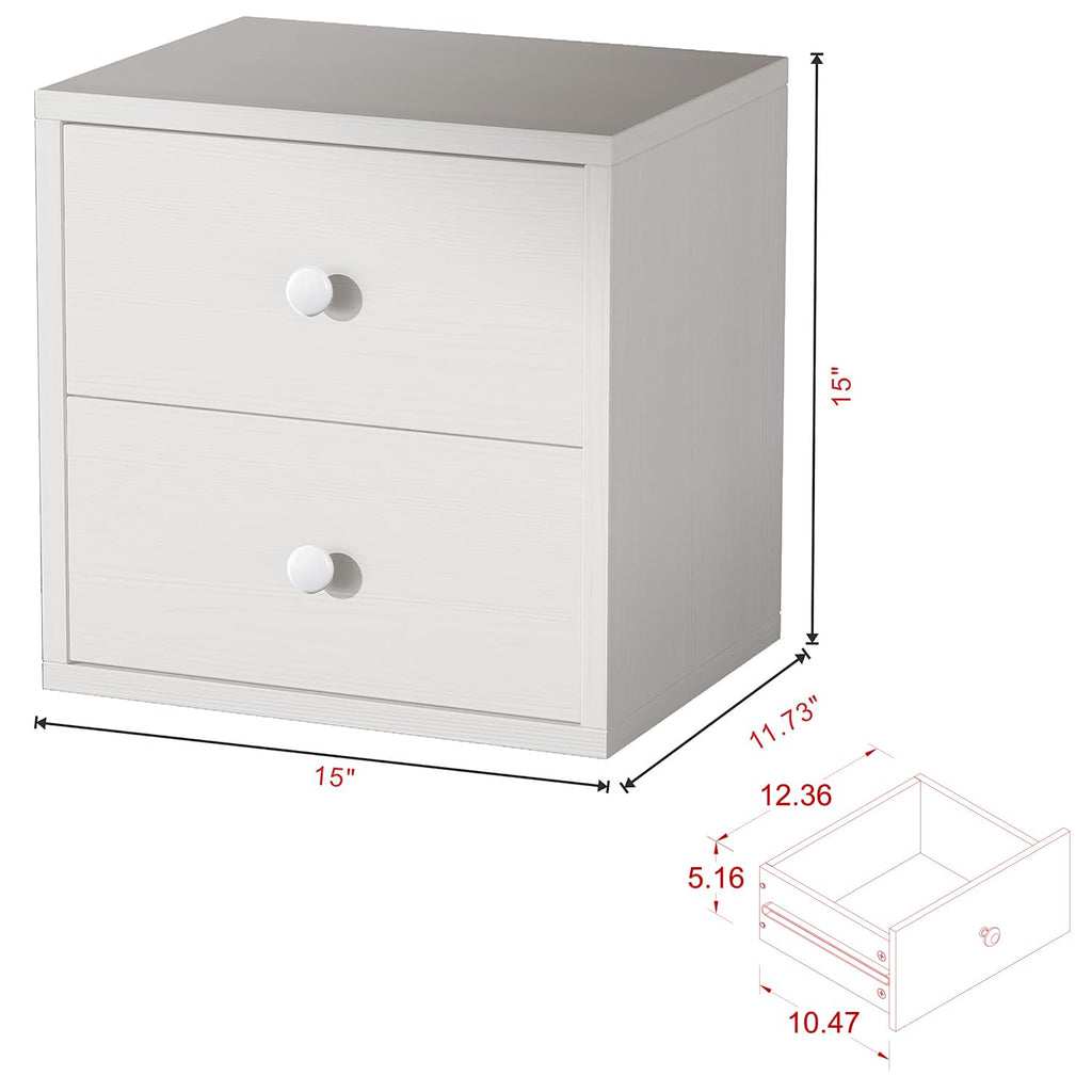 Pure White Cube Storage Organizer T5570