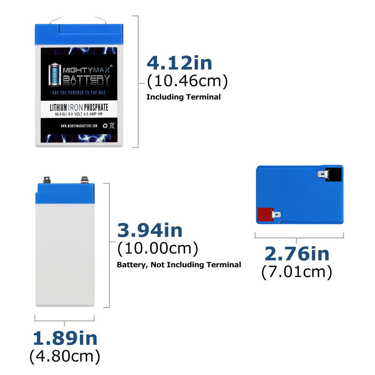 6V 4.5AH Lithium Replacement Battery C974470