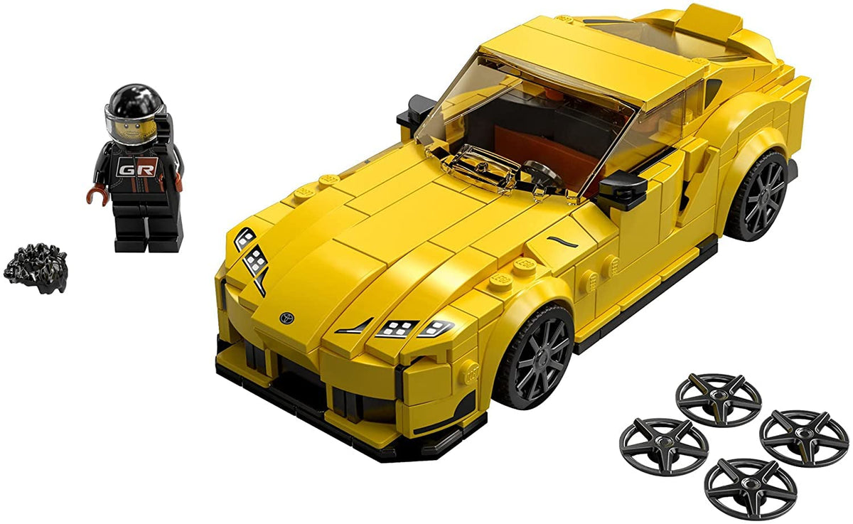 Sports Car Toy Building Set with Racing Driver Minifigure X9801
