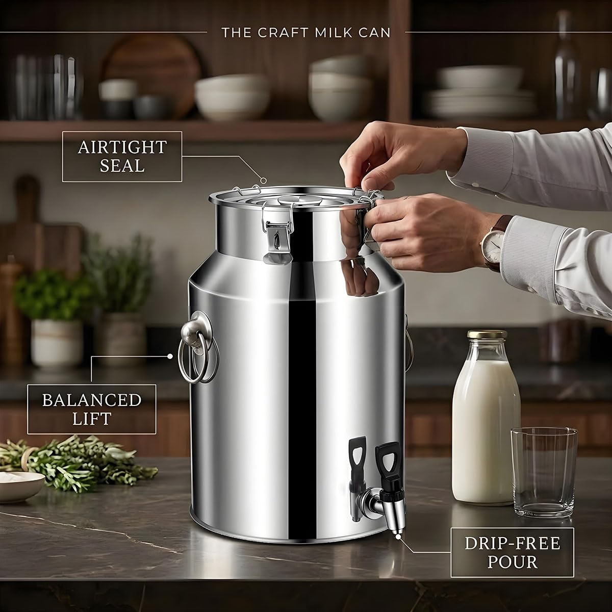 Stainless Steel Beverage Dispenser with Faucet A762