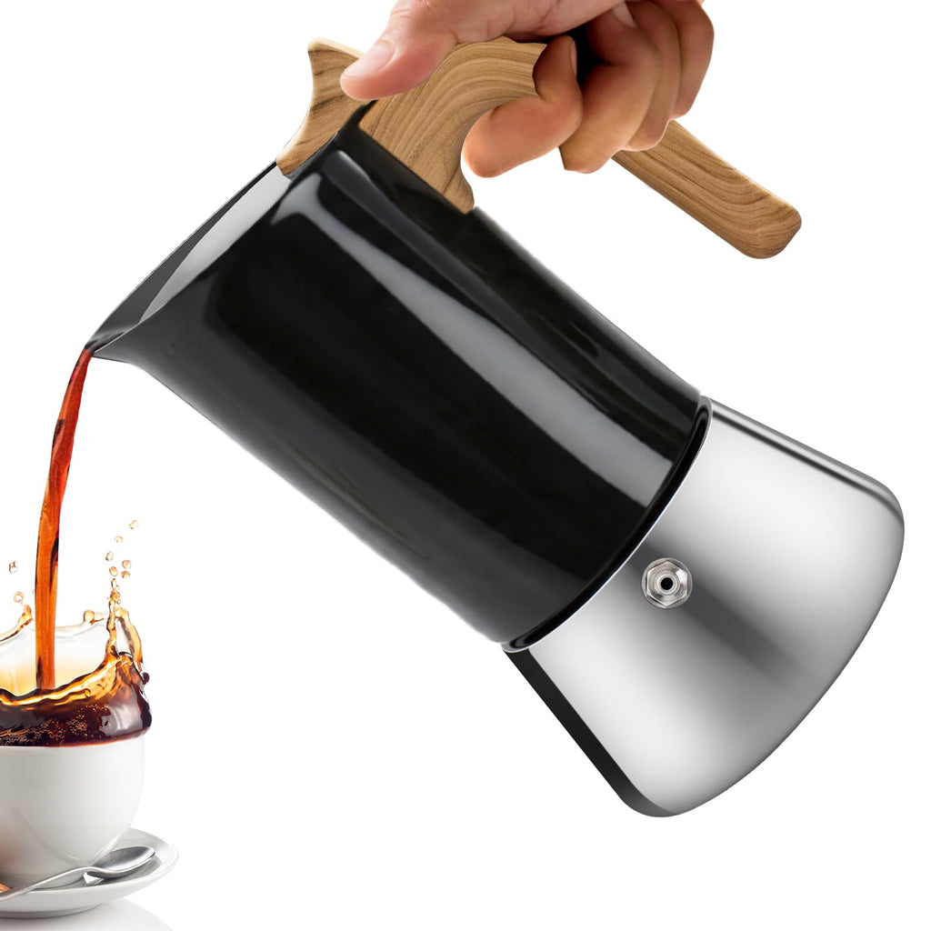 12 Cup 304 Stainless Steel Moka Pot O692