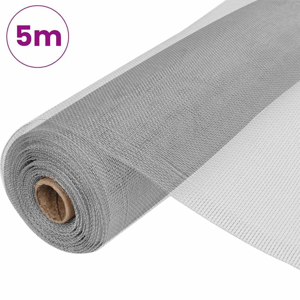 Aluminum Mesh Roll 39.4x196.9 Inch Silver T674