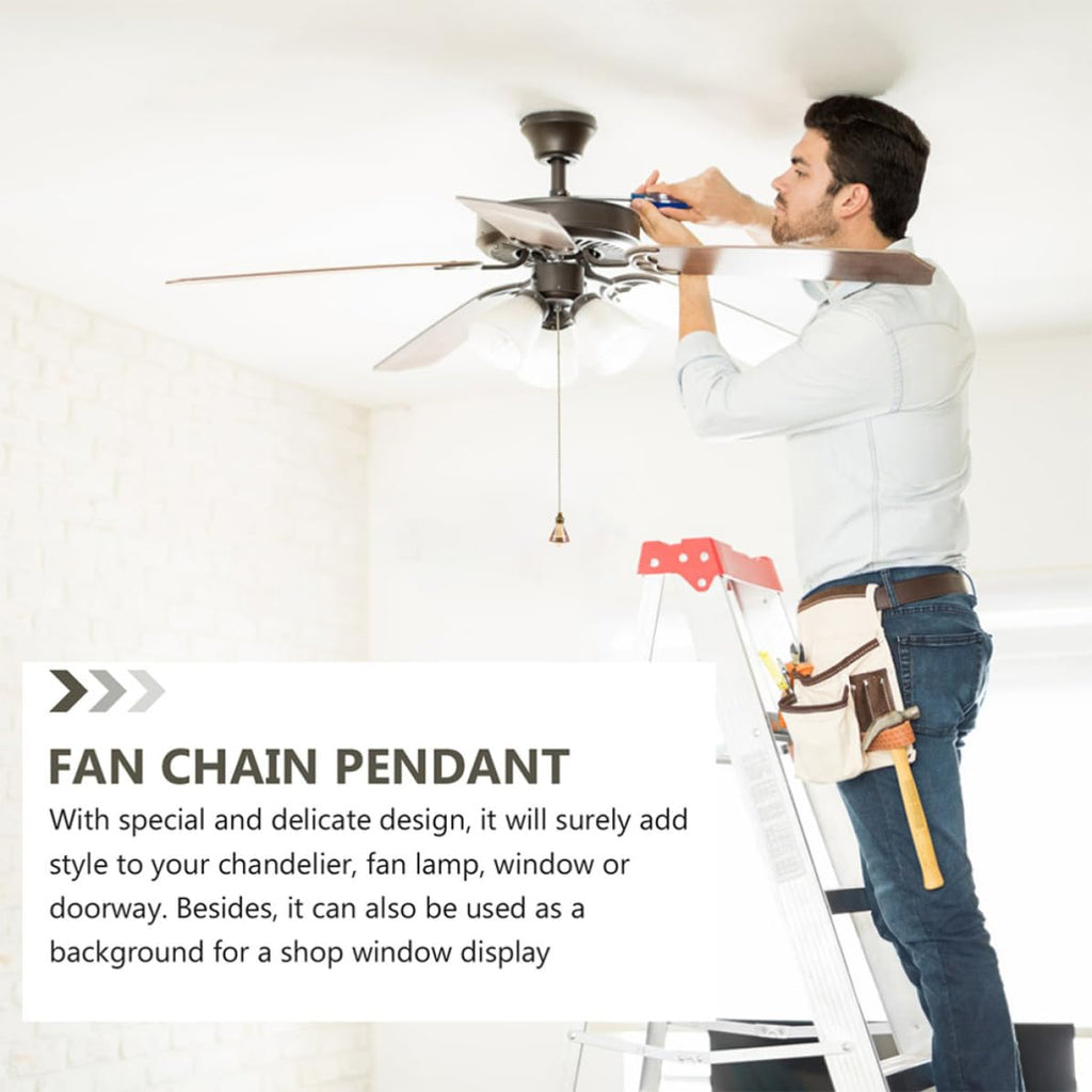 Ceiling Fan Pull Chain Crystal Pendant M298853