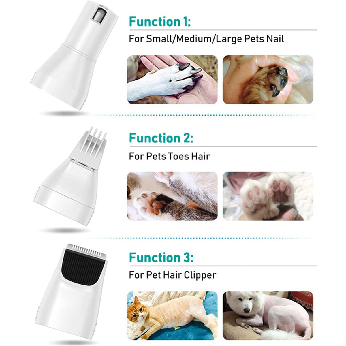 3 in 1 Dog Clippers & Nail Grinder J22920