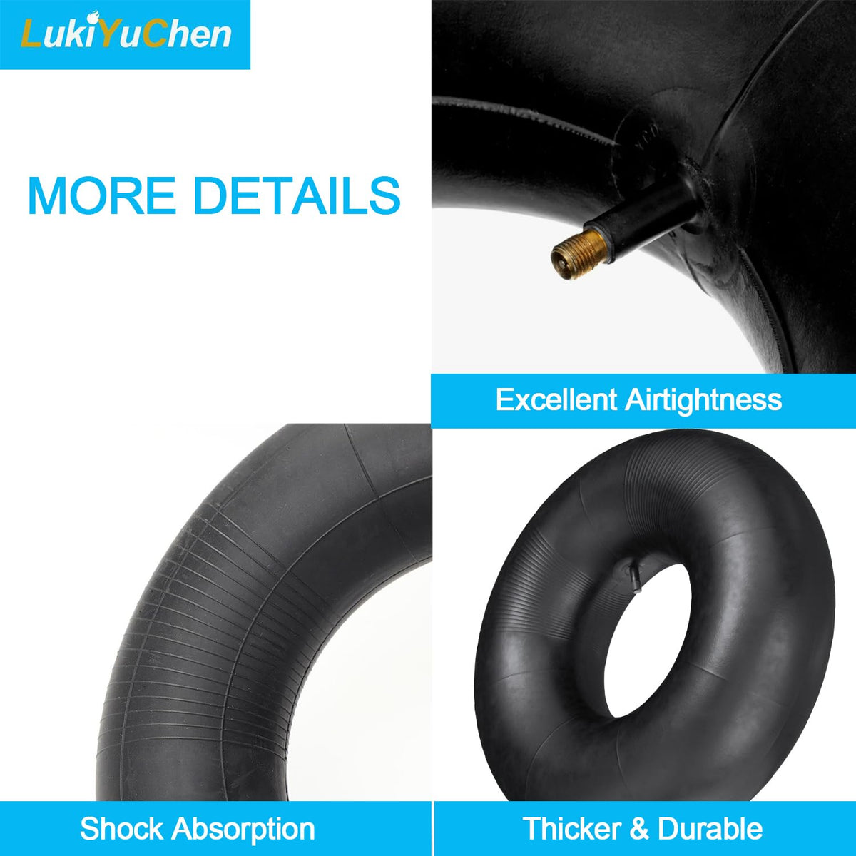 15x6.00-6 Inner Tube with TR13 Valve Stem 2/Pack C5663