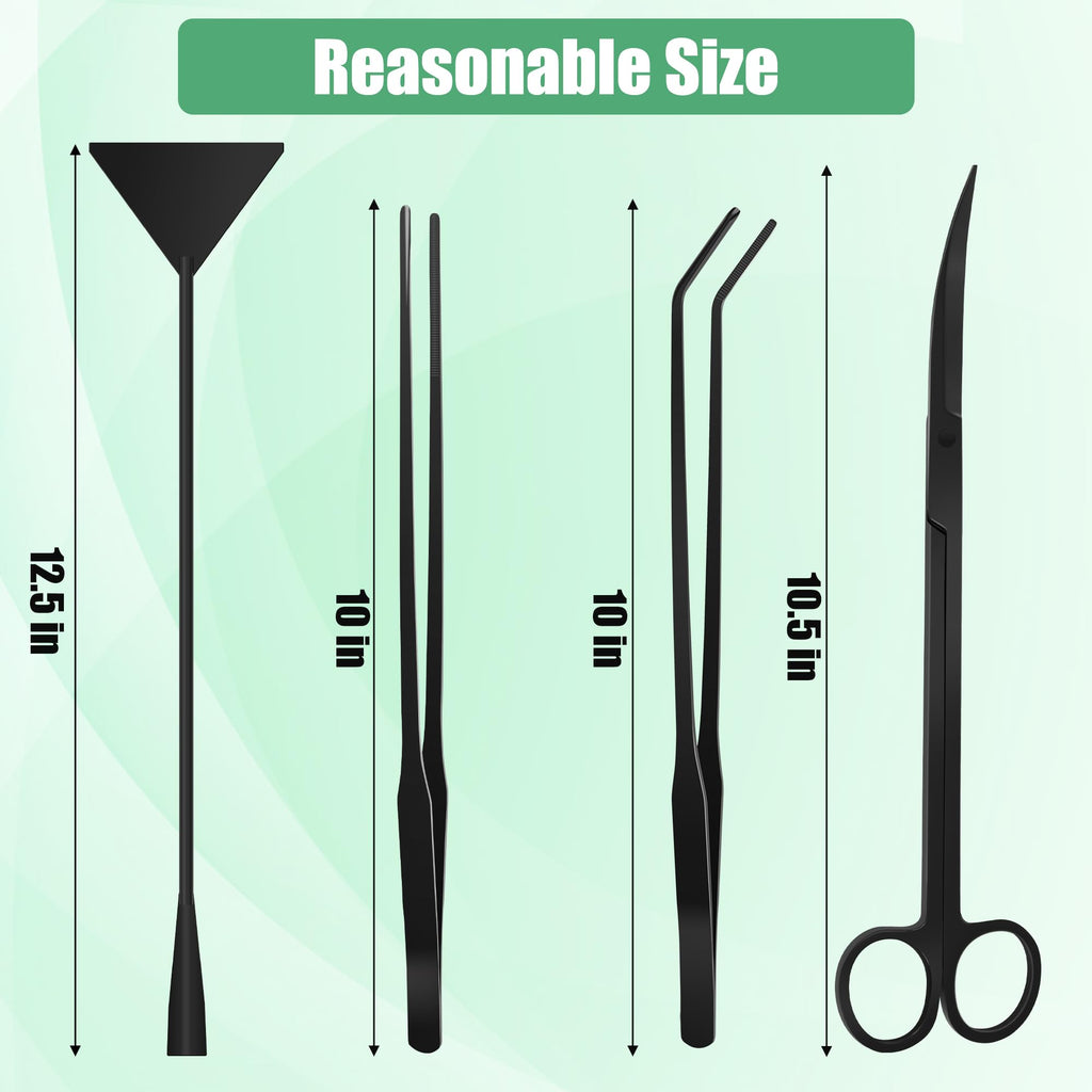 4 in 1 Stainless Steel Aquarium Aquascape Tools Kit B45821