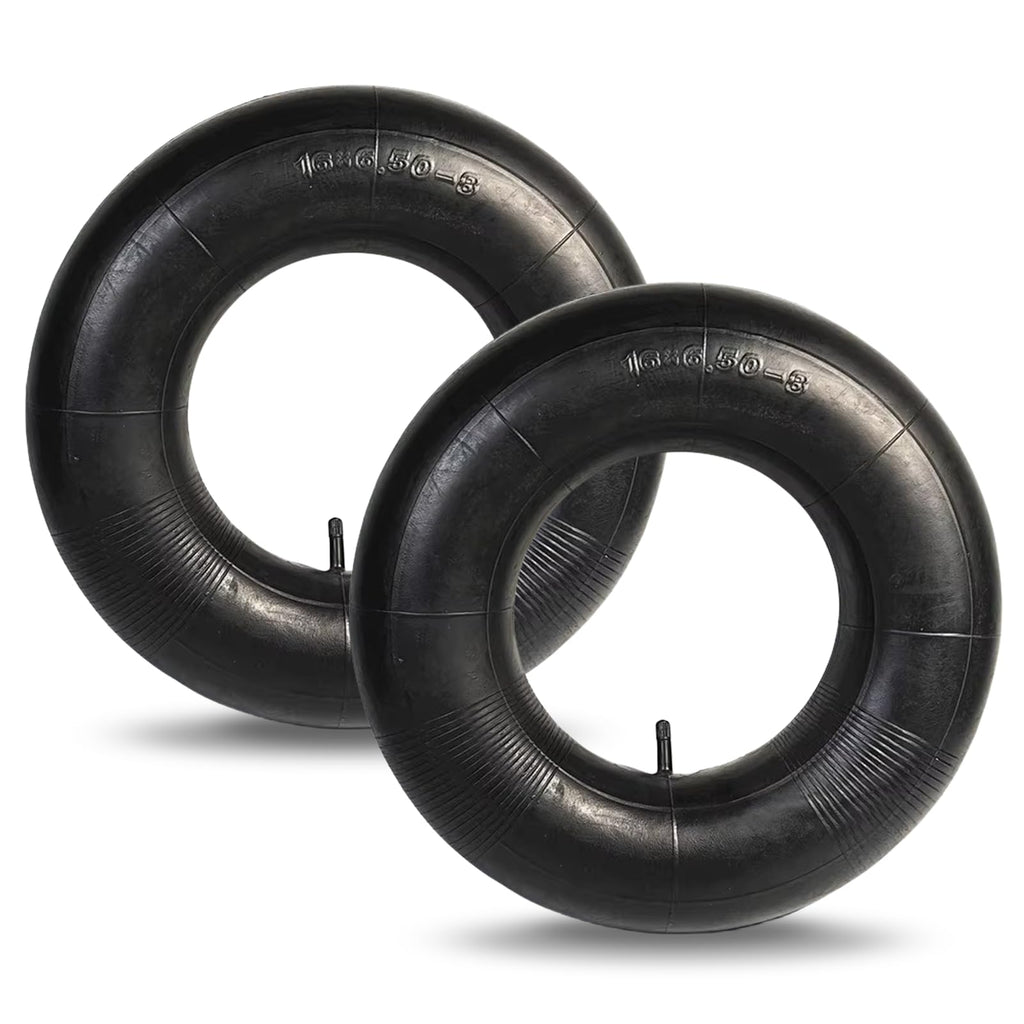 2 Pack 16x6.50-8/7.50-8 Lawn Mower Tire Inner Tubes with TR-13 Straight Valve Stem S8517