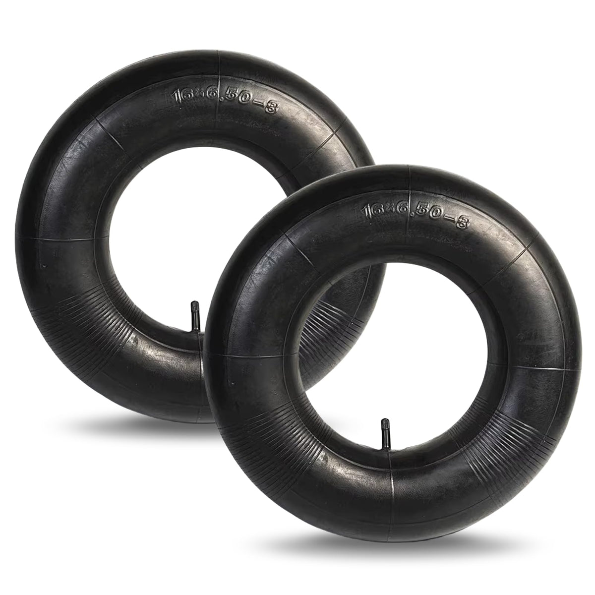2 Pack 16x6.50-8/7.50-8 Lawn Mower Tire Inner Tubes with TR-13 Straight Valve Stem S8517