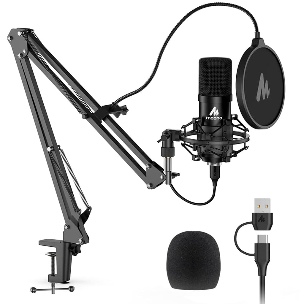 USB Microphone 192kHz/24Bit Condenser Mic Kit A281781