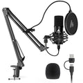 USB Microphone 192kHz/24Bit Condenser Mic Kit A281781