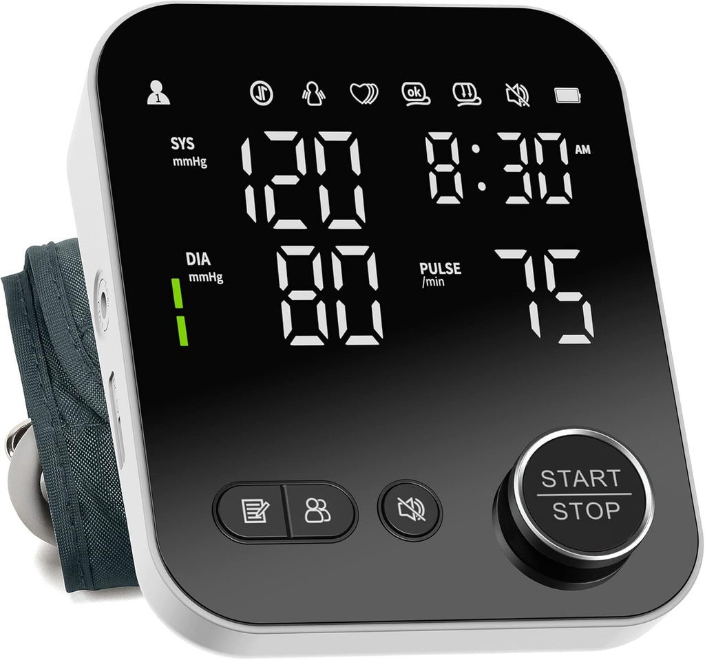 Blood Pressure Monitor Upper Arm BP Cuff with Storage Bag Y442
