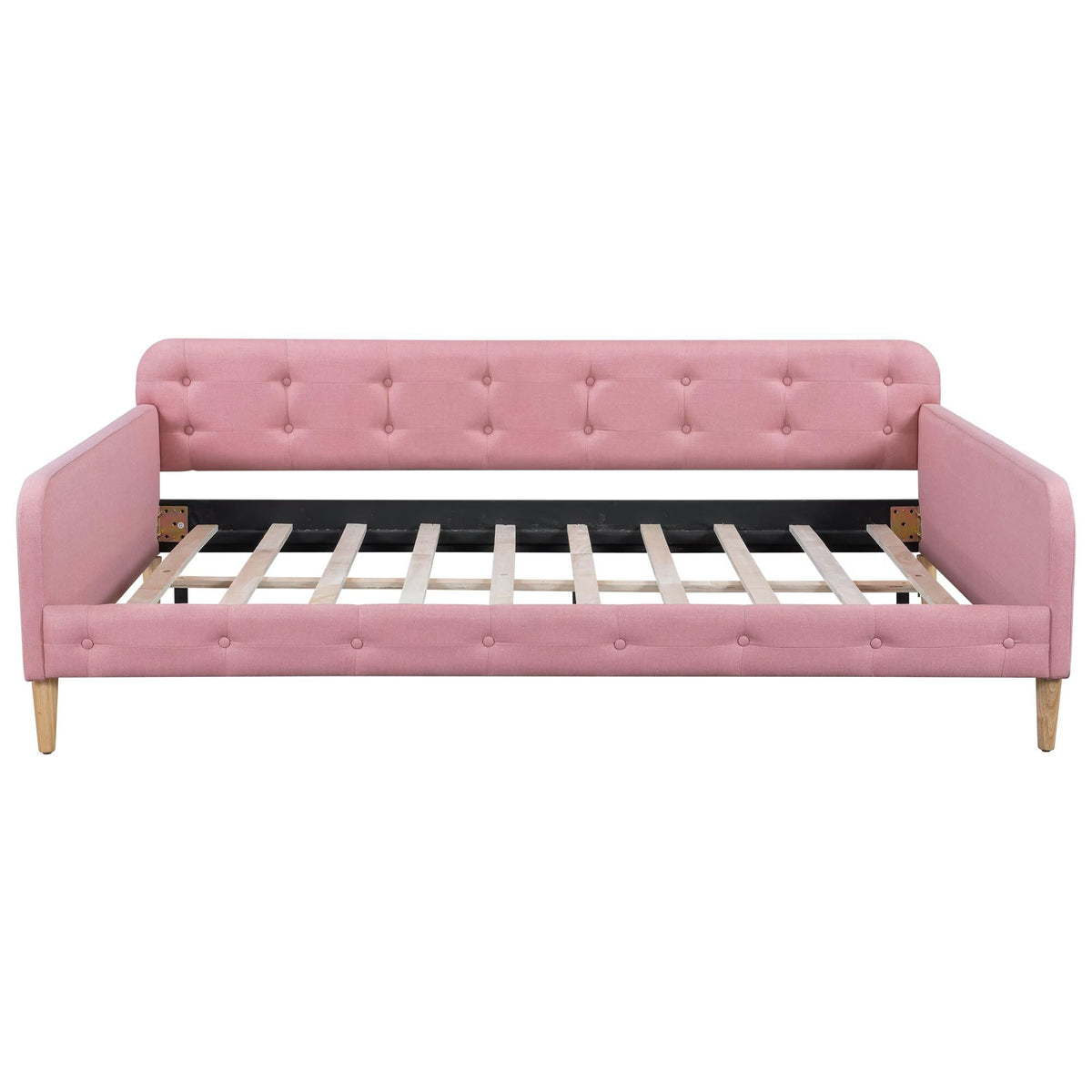 Pink Twin Size Upholstered Daybed F1852