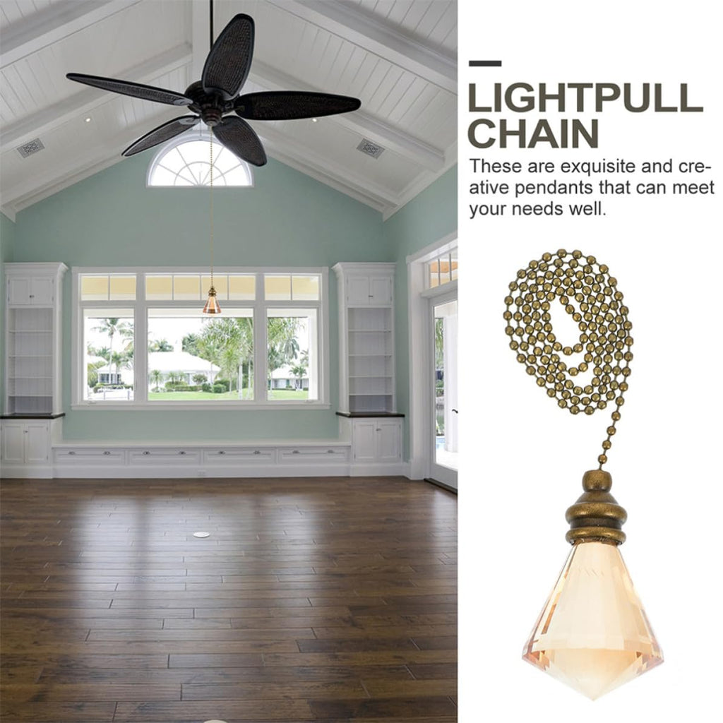 Ceiling Fan Pull Chain Crystal Pendant M298853