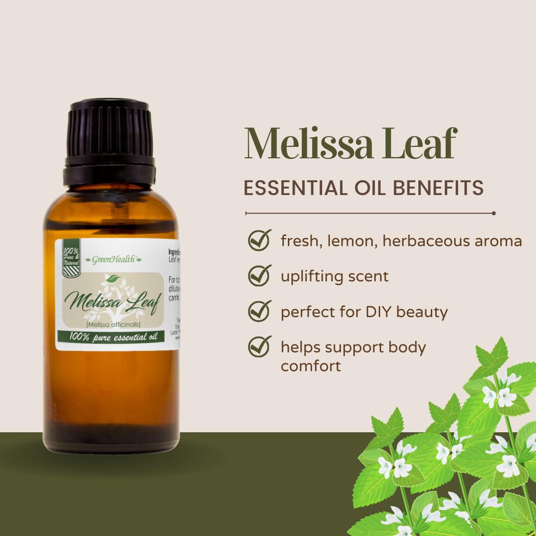 Leaf Essential Oil 4 fl oz Glass Bottle C88257