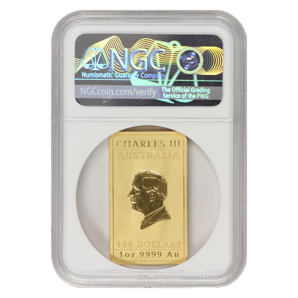 1 oz Australian Gold Dragon Bar M3431