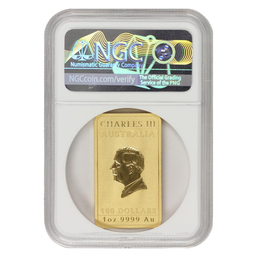 1 oz Australian Gold Dragon Bar M3431