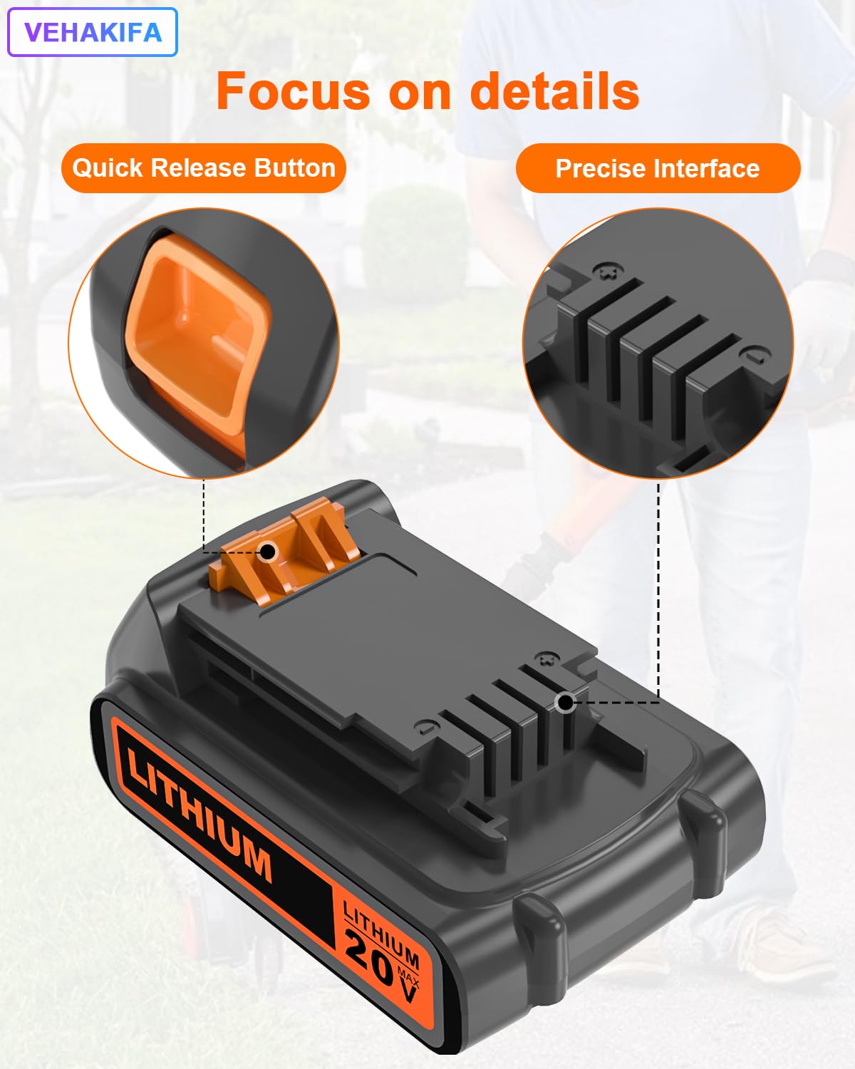 20V 2.0Ah Battery J80806