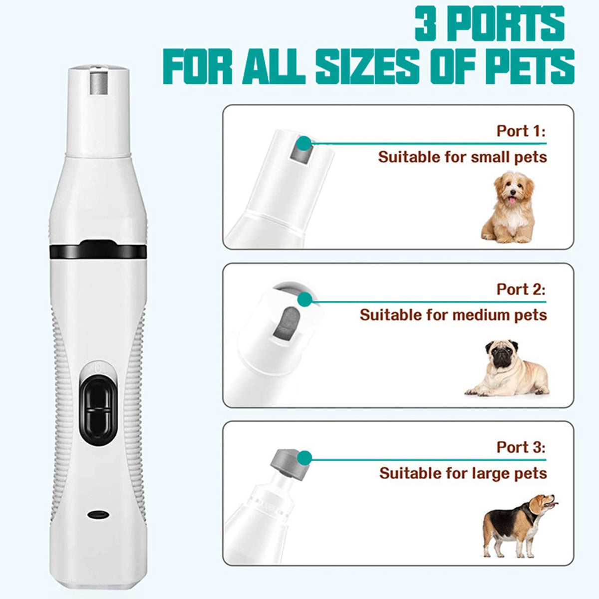 3 in 1 Dog Clippers & Nail Grinder J22920