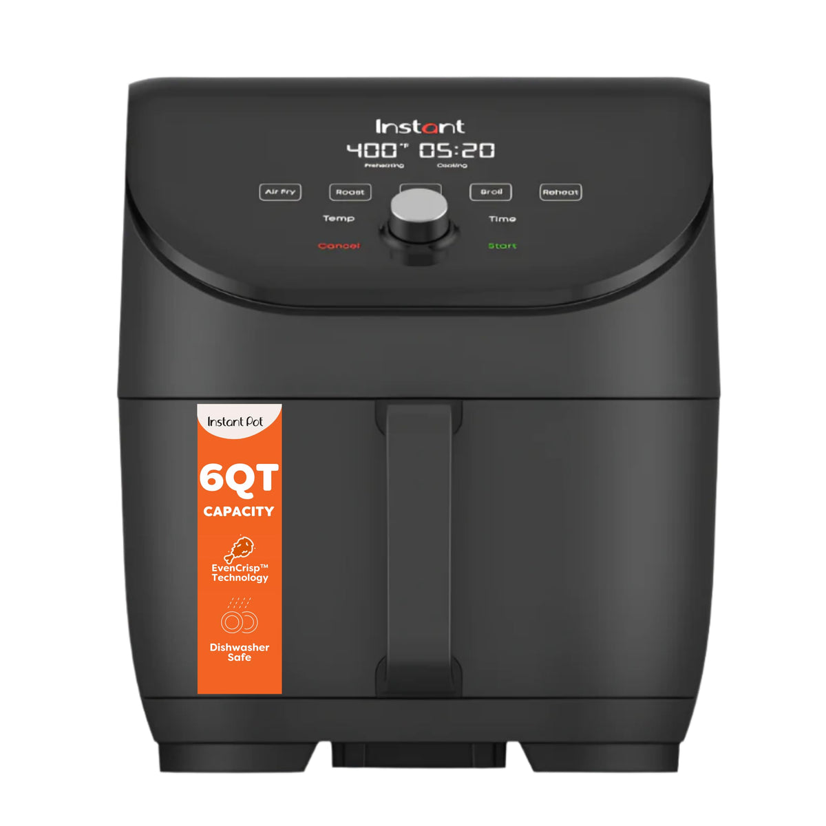 6QT Nonstick Dishwasher-Safe Air Fryer B9406
