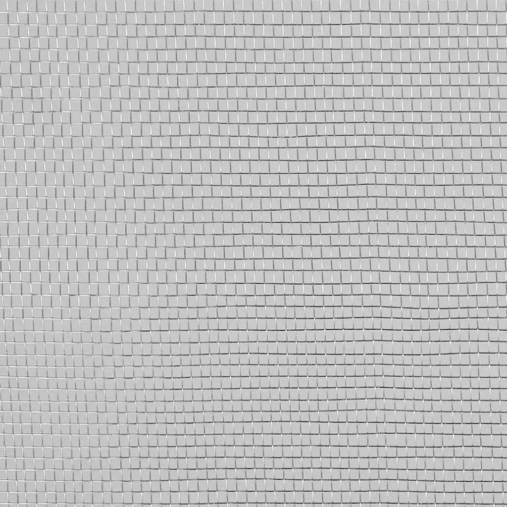 Aluminum Mesh Roll 39.4x196.9 Inch Silver T674