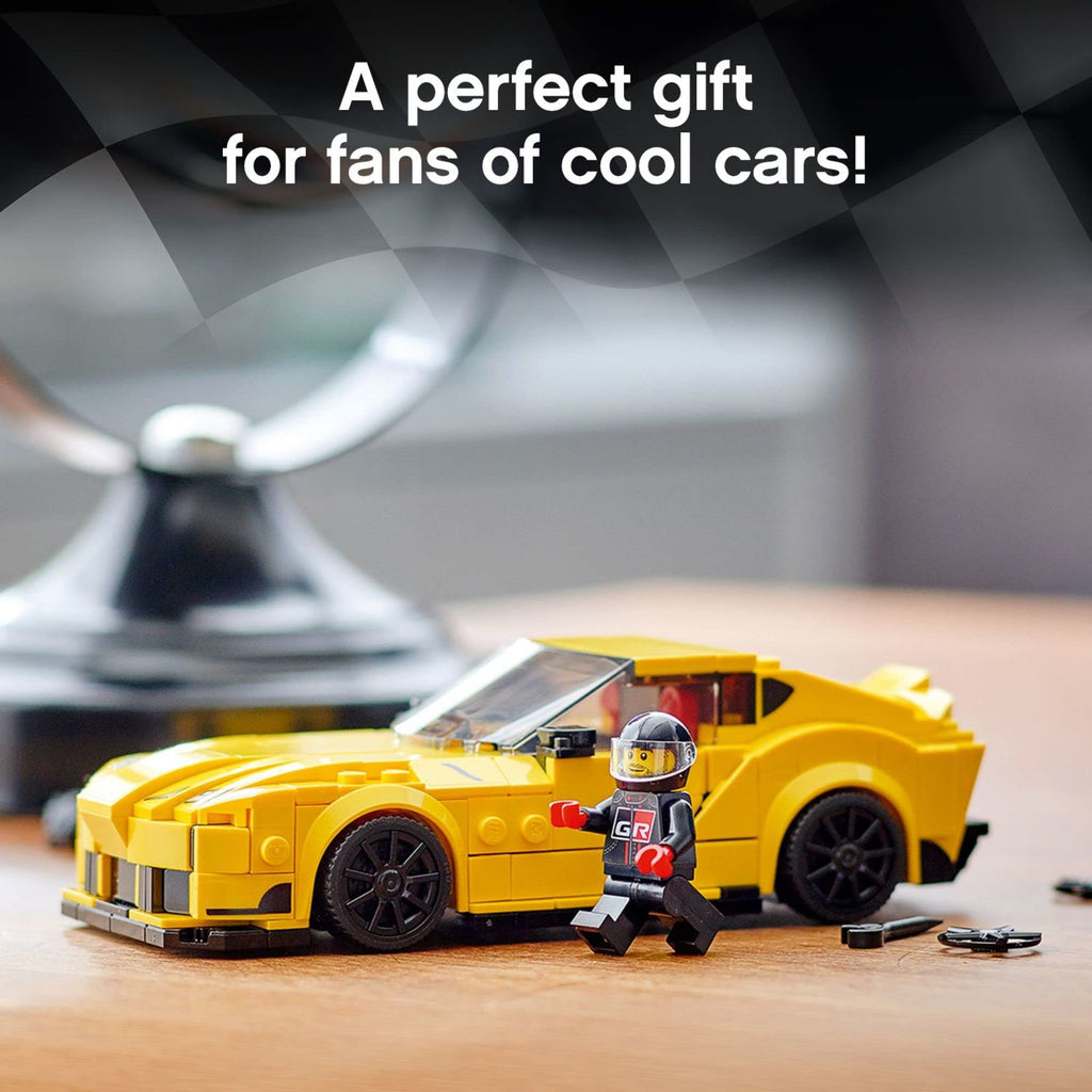 Sports Car Toy Building Set with Racing Driver Minifigure X9801