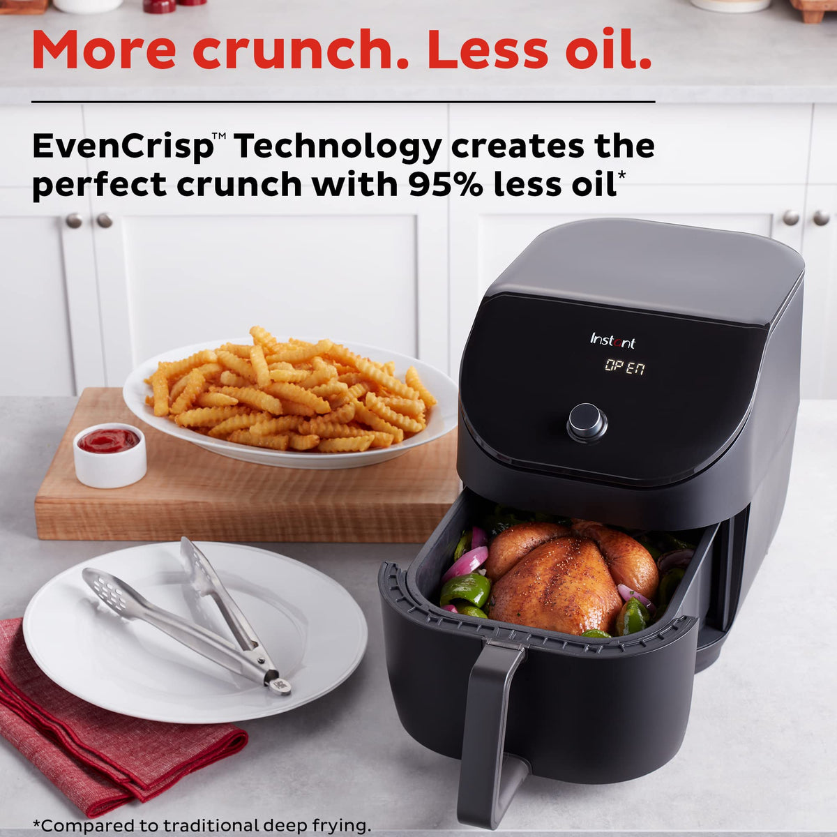 6QT Nonstick Dishwasher-Safe Air Fryer B9406