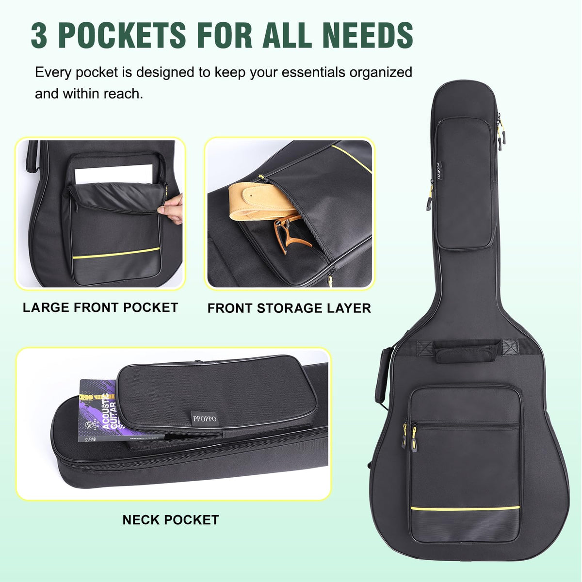 Acoustic Guitar Bag B9796