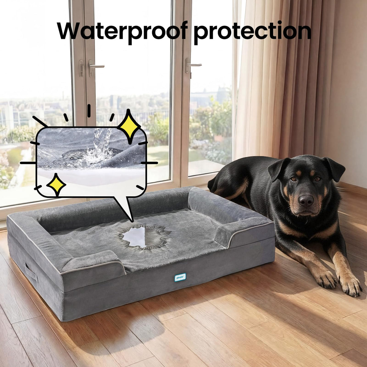 Extra Large Memory Foam Dog Bed X164